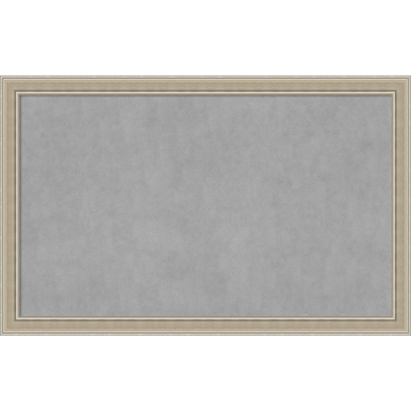 Tableau magnétique à cadre argenté Mezzo, H 28 po x l 44 po