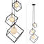 Marsha 3 - Light Black Cluster Pendant