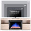 Meuble télé moderne pour téléviseur de 65 po ou moins, foyer électrique, 5 100 BTU, flamme DEL multicolore, télécommande et minuterie-1317168465
