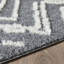 Tapis d'intérieur bleu en polyester tissé à la machine Eliot-50384205