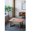 Table basse rectangulaire avec plateau en bois massif
