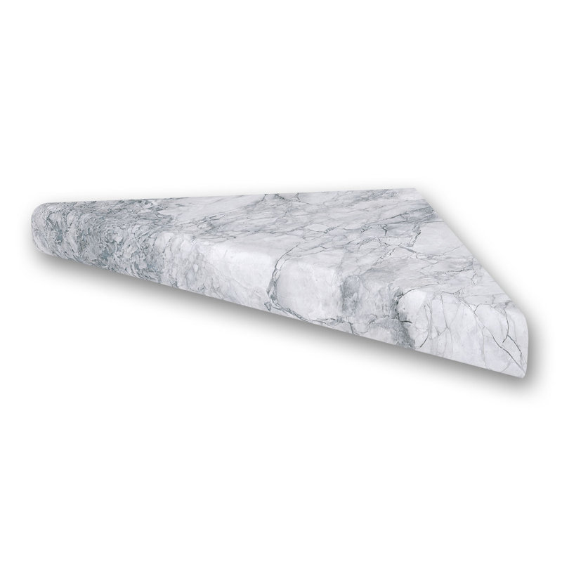 FlexStone 15" Corner Shelf Niche in Everest, Everest