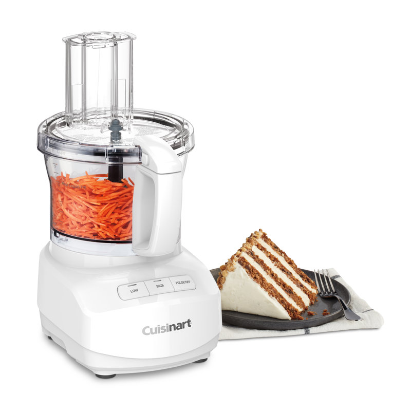 9-Cup Continuous Feed Electric Food Processor, White