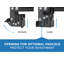 Black Wall Mount for Holds up to 154 lbs