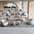 Light Luxury Simple Sofa Coffee Table Combination-102334713