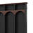 Farmhouse Wooden Style Hall Tree With Arched Design-1697278181