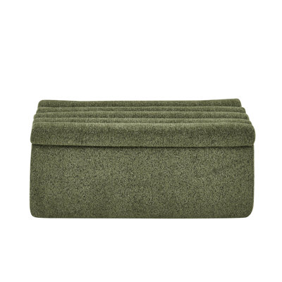 Repose-pieds modulaire compact avec repose-pieds en chenille douce pour salon et appartement