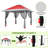 13x13 ft   with Mosquito Netting. One Push Instant Setup Canopy Tent. Adjustable Height Waterproof UV Resistant Outdoor Shelter with Sandbags for Garden. BBQ. Camping-124830048