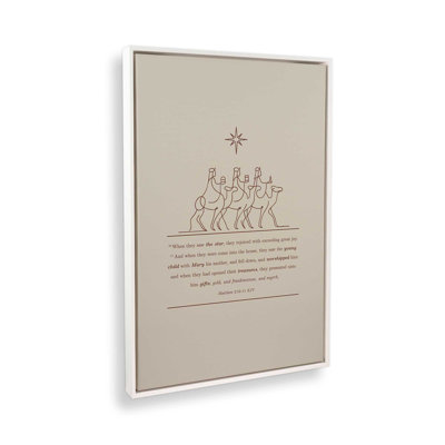 Guided by the Star Canvas Art Print