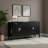 Retro-Style Sideboard Doors With Round Recessed Design And Round Metal Handles; Suitable For Multiple Settings.-465124210