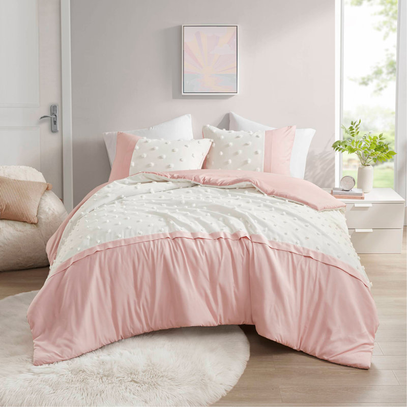 Ensemble de housse de couette jacquard 3 pièces
