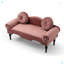 Banc de chevet en velours Modern