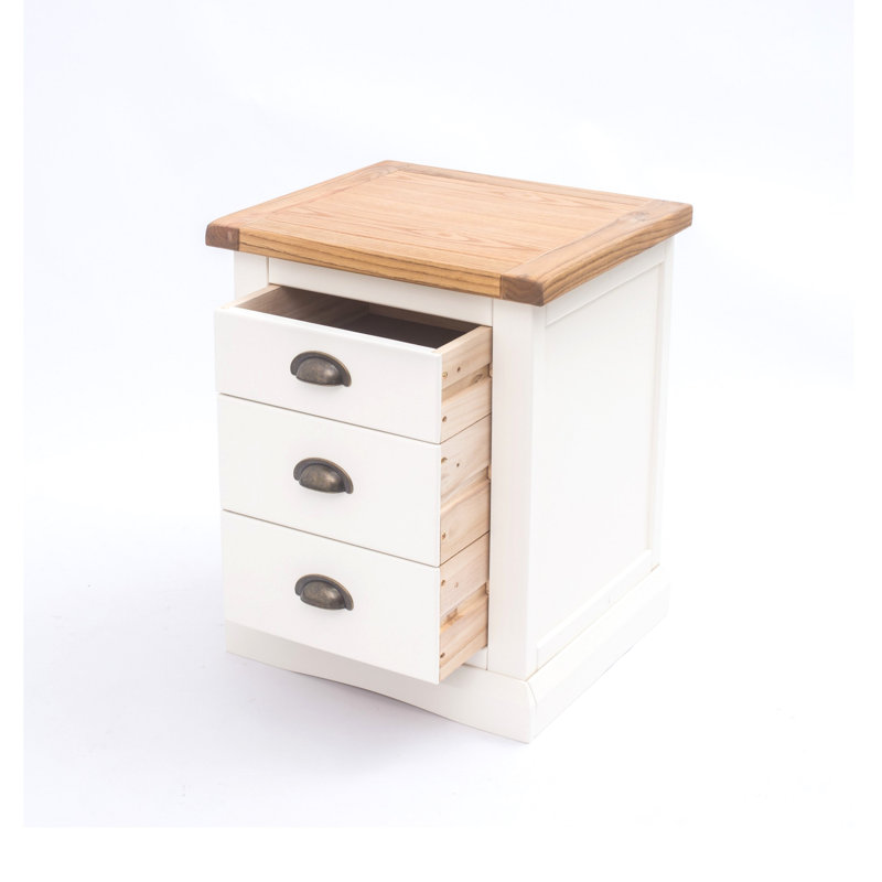 Dashiell 45cm W Plywood / Laminate Board Bedside Table
