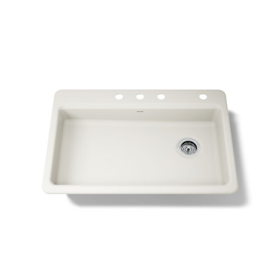 Riverby 33" L x 22" W Top Mount Single Bowl Kitchen Sink