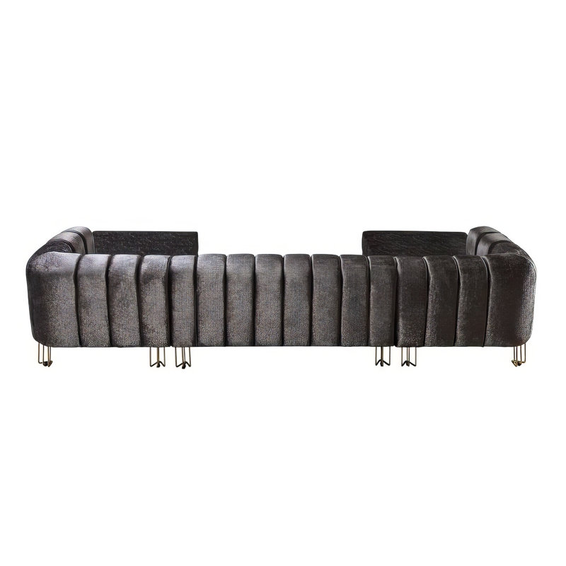 Canapé modulaire rembourré 9 pièces Hakon