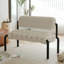 Banc blanc moderne de style crème