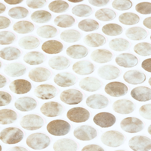 Spectrum Classic Penny Round Recycled Glass Mosaic