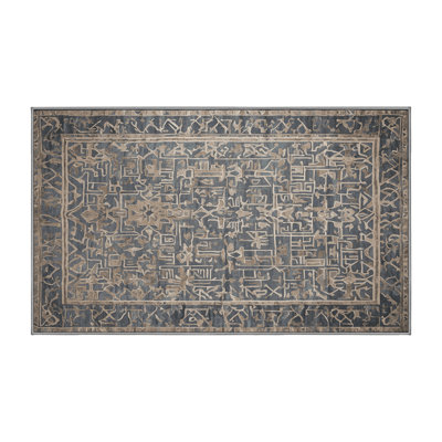Silky Soft Plush Grey Area Rug