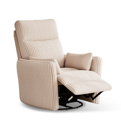 Sherry 34'' Upholstered Swivel Manual Rocking Recliner