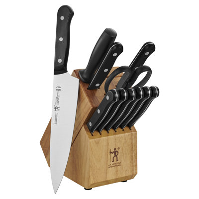 Henckels Solution 12-Pc Knife Block Set - Natural