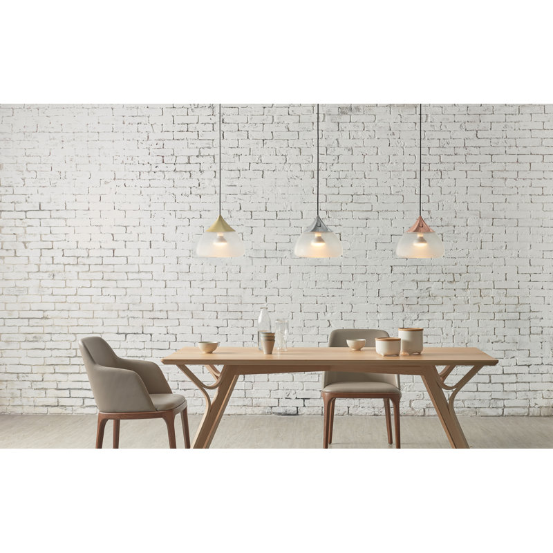 Krawczyk 1 - Light Single Pendant, Chrome, 9.4" H x 11" W x 11" D