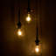 3 - Light Natural Chandelier Pendant