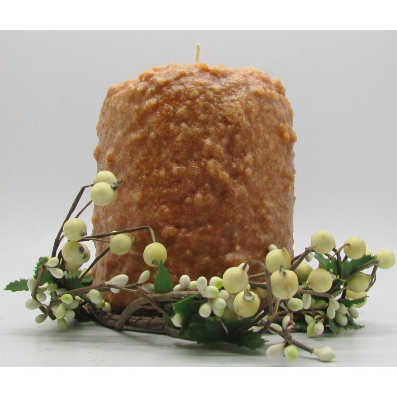 Gingerbread Scented Novelty Candle, Taddy Fatty 2.5" H x 2" W x 2" D