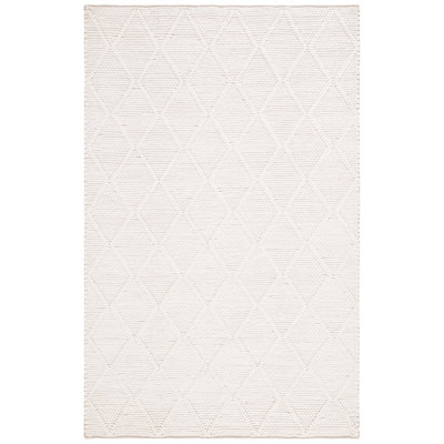 Tapis ivoire / ivoire tissé à la main en laine et soie de bambou Millie par Ralph Lauren