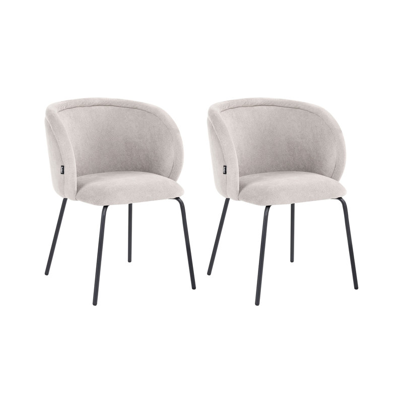Upholstered Dining Chair, Off White