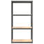 Saxon 40cm W Plastic Shelving Unit-1181983415