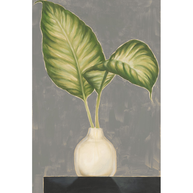 Black Bamboo II by Jodi Fuchs - Painting, 122 cm H x 81 cm W, Black Floater