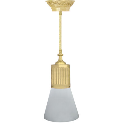 Escanaba 1 - Light LED Bell Pendant