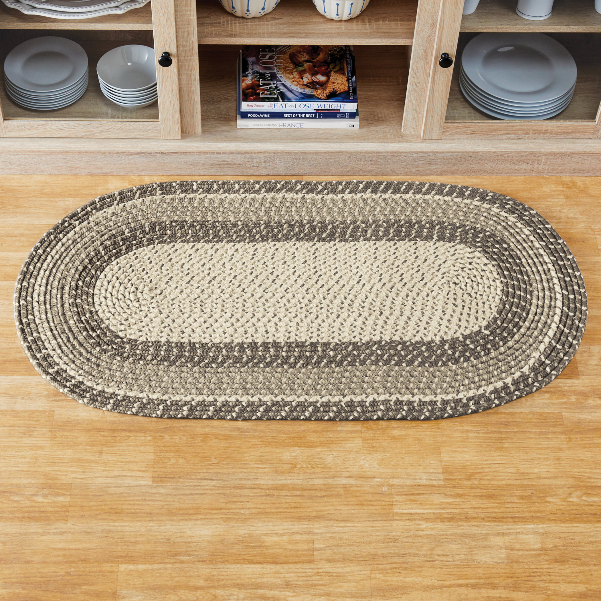 Gracie Oaks Braided Basic Area Accent Rug - Wayfair Canada