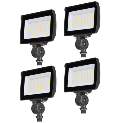 Projecteur extérieur de sécurité à DEL 3CCT 30W / 15W extérieur, 120 / 277V, fixé aux articulations, étanche IP65