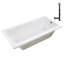 Baignoire de trempage en acrylique 72 po x 36 po, drain inclus-97545268