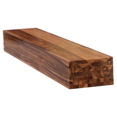 Elements Acacia Wood Mantel Gloss Finish, 45IN