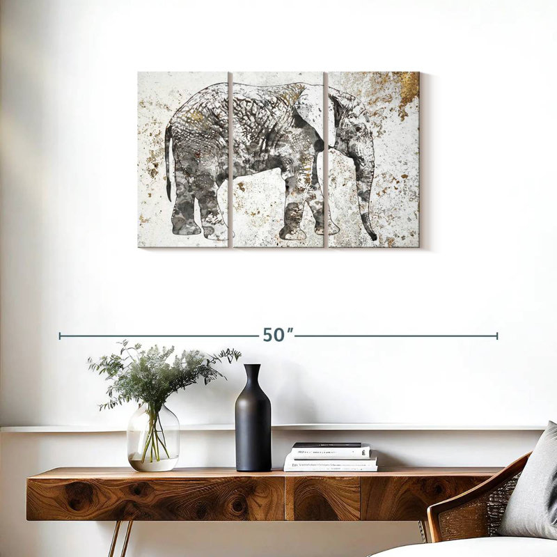 Elephant Stance, 20" H x 33" W