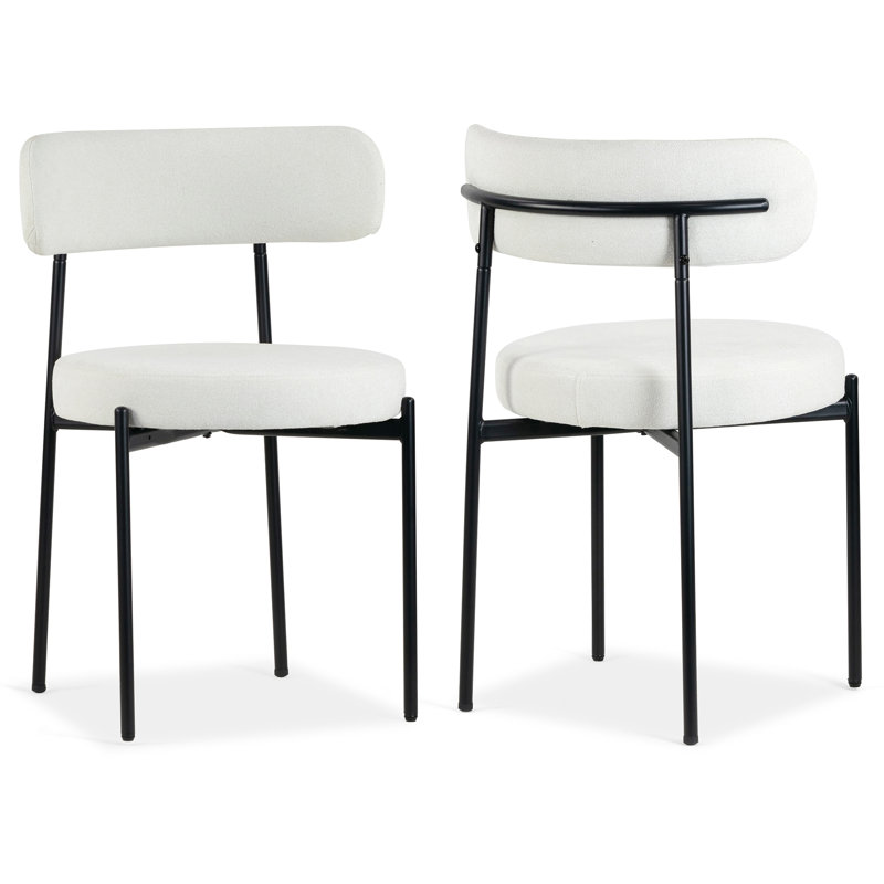 Chaise d'appoint Kendon, Blanc