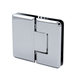 EB295BFAD6864371B86C8F8113482B95 Carolina 135 Degree Beveled Edge Glass-to-Glass Hinge, 5 Degree Positive Closure, Brass Material, Self-Centering, Polished Chrome Finish