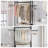 Metal Free Standing Laundry Room Organizer