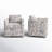 Nicha Floral Upholstered Slipcovered Swivel Barrel Chair (Set Of 2)-94342430