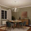 6-Lights Dimmable Ceiling Chandeliers with Leaf-31804363