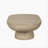 36X24x15" Cream Oval Coffee Table