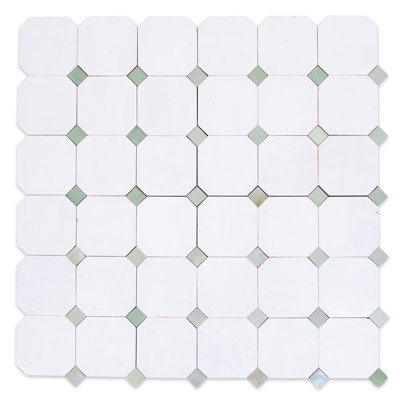 Panneaux contemporains en zellige 12 po x 12 po x 1/2 po