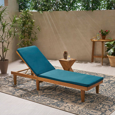Coussin de chaise longue Nadine, coussin de patio extérieur résistant à l'eau