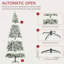 Arbre de Noël artificiel enneigé 9 pi avec branches réalistes-118034214