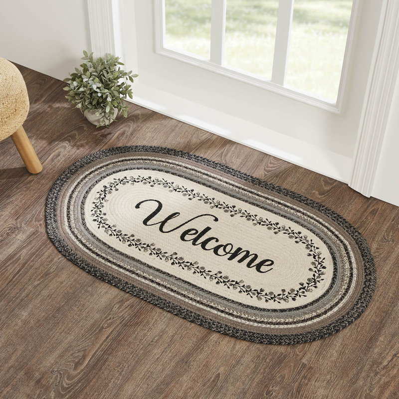 Jevontay Floral Indoor Rug, Oval 2'3" x 4'