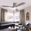 Ventilateur de plafond 52 pouces avec lumières 3 pales en bois massif avec moteur réversible silencieux-825929131-825929134