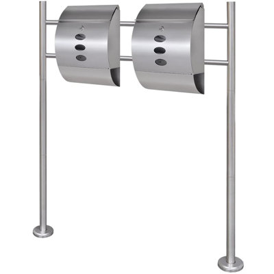 Feeley Steel Post Mounted Post Box