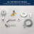 Wall Mounted Volume Control Complete Shower System-117215699